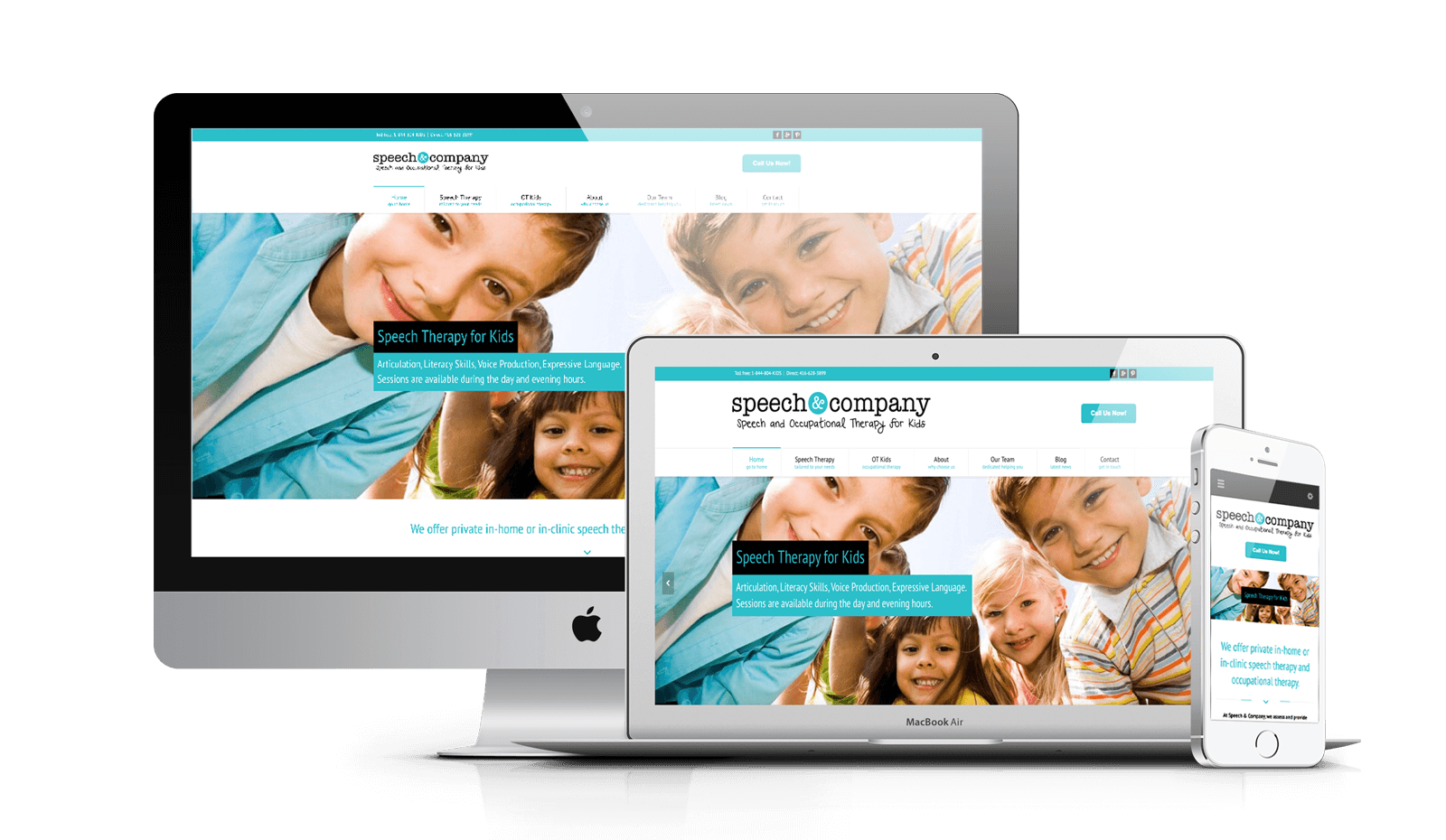 Responsive Website Design for SpeechCO