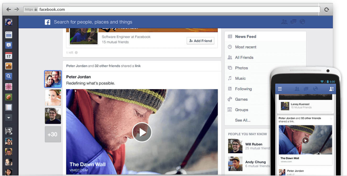 Facebook New Timeline
