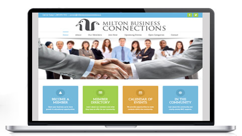 Website Design for Milton Business Connection